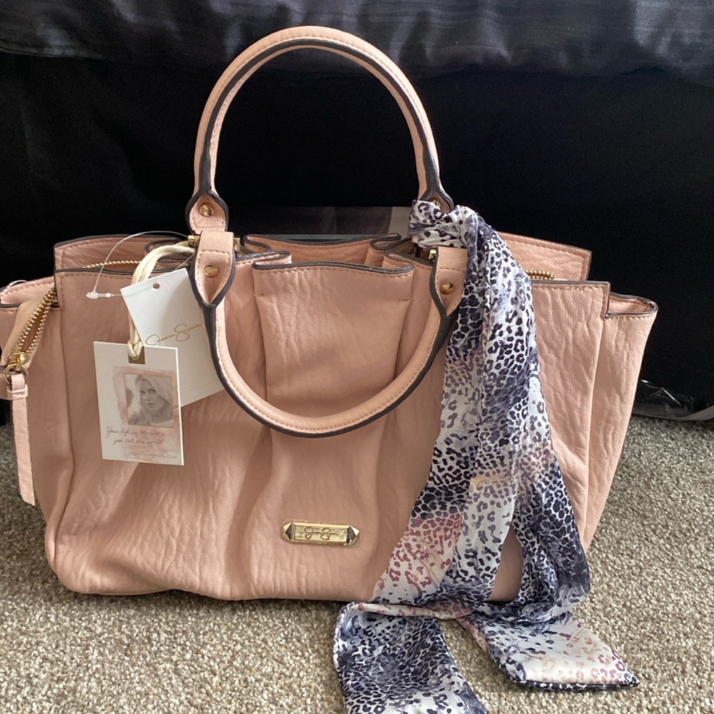 Jessica Simpson powder blush/Lucille handbag